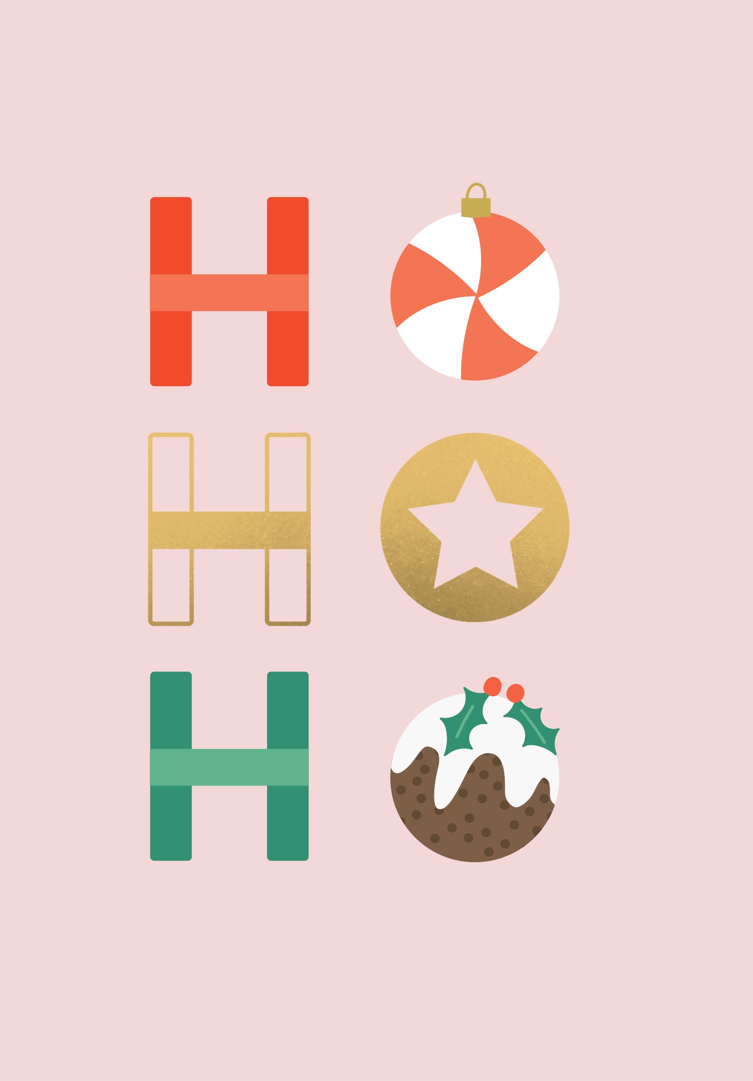 Christmas 23 Greeting Card - Ho Ho Ho